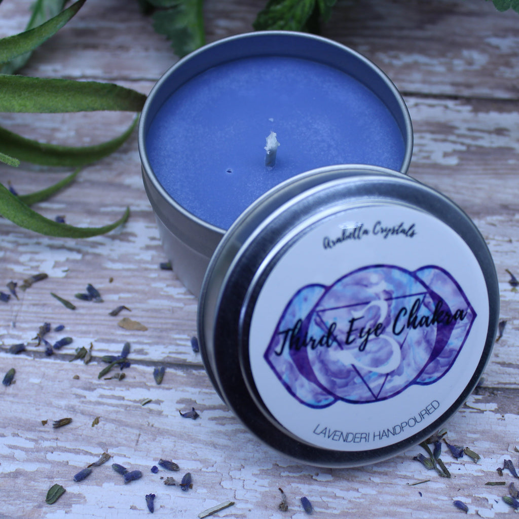 Third Eye Chakra Tin Candle